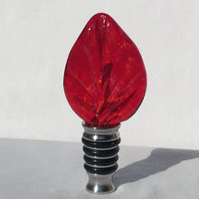 Load image into Gallery viewer, Stoppers with Glass Leaf