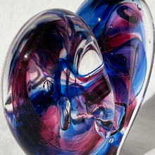 Load image into Gallery viewer, 3.5 inches tall - Blown Glass Jewel Tone Heart
