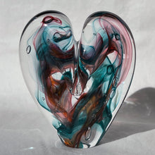 Load image into Gallery viewer, 4 inches tall - Blown Glass Ultra Bright Heart
