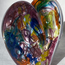 Load image into Gallery viewer, 4 inches tall - Blown Glass Ultra Bright Heart
