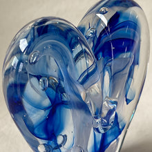 Load image into Gallery viewer, 4 inches tall - Blown Glass Jewel Tone Heart
