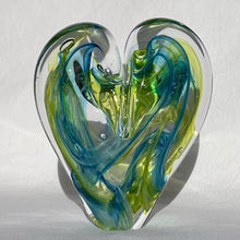 Load image into Gallery viewer, 4.5 inches tall - Blown Glass Ultra Bright Heart
