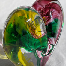 Load image into Gallery viewer, 3 inches tall - Blown Glass Jewel Tone Heart
