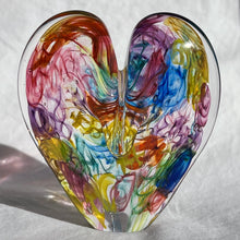 Load image into Gallery viewer, 3.5 inches tall - Blown Glass Ultra Bright Heart
