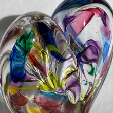 Load image into Gallery viewer, 4 inches tall - Blown Glass Jewel Tone Heart
