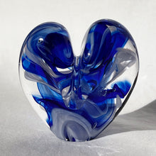 Load image into Gallery viewer, 3 inches tall - Blown Glass Jewel Tone Heart
