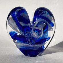 Load image into Gallery viewer, 3 inches tall - Blown Glass Jewel Tone Heart
