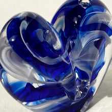 Load image into Gallery viewer, 3 inches tall - Blown Glass Jewel Tone Heart
