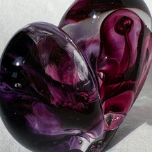 Load image into Gallery viewer, 3 inches tall - Blown Glass Jewel Tone Heart
