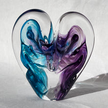 Load image into Gallery viewer, 3.5 inches tall - Blown Glass Ultra Bright Heart

