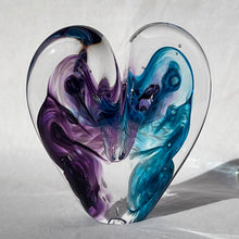 Load image into Gallery viewer, 3.5 inches tall - Blown Glass Ultra Bright Heart

