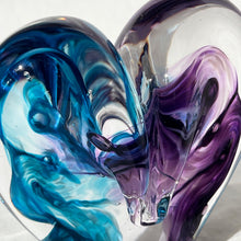 Load image into Gallery viewer, 3.5 inches tall - Blown Glass Ultra Bright Heart
