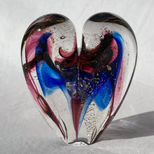 Load image into Gallery viewer, 4 inches tall - Blown Glass Heart of Gold
