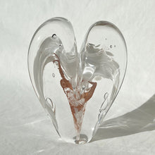 Load image into Gallery viewer, 5 inches tall - Blown Glass Jewel Tone Heart
