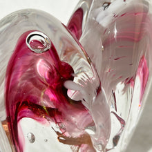 Load image into Gallery viewer, 5.5 inches tall - Blown Glass Jewel Tone Heart
