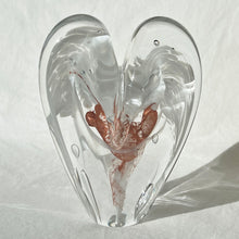 Load image into Gallery viewer, 5.5 inches tall - Blown Glass Jewel Tone Heart
