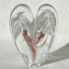 Load image into Gallery viewer, 5.5 inches tall - Blown Glass Jewel Tone Heart
