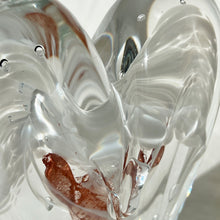 Load image into Gallery viewer, 5.5 inches tall - Blown Glass Jewel Tone Heart
