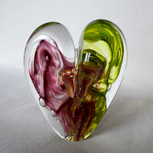 Load image into Gallery viewer, 3.5 inches tall - Blown Glass Ultra Bright Heart
