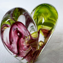 Load image into Gallery viewer, 3.5 inches tall - Blown Glass Ultra Bright Heart

