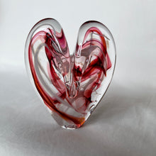 Load image into Gallery viewer, 4.5 inches tall - Blown Glass Jewel Tone Heart
