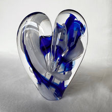 Load image into Gallery viewer, 4.5 inches tall - Blown Glass Jewel Tone Heart
