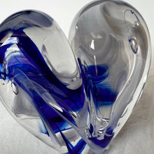 Load image into Gallery viewer, 4.5 inches tall - Blown Glass Jewel Tone Heart
