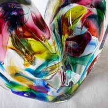 Load image into Gallery viewer, 3 inches tall - Blown Glass Jewel Tone Heart
