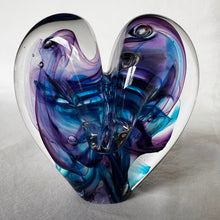 Load image into Gallery viewer, 3 inches tall - Blown Glass Ultra Bright Heart

