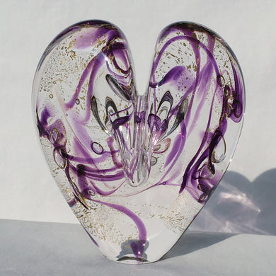 Gold Hearts, Hand Painted Acrylic Hearts Graphic by swiejko · Creative  Fabrica